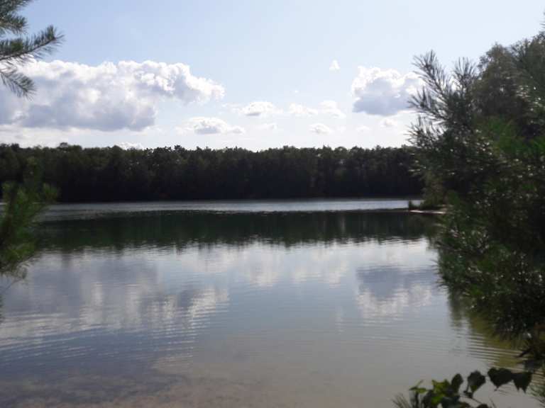 Heye Glas See Landesbergen, Nienburg/Weser Wanderweg