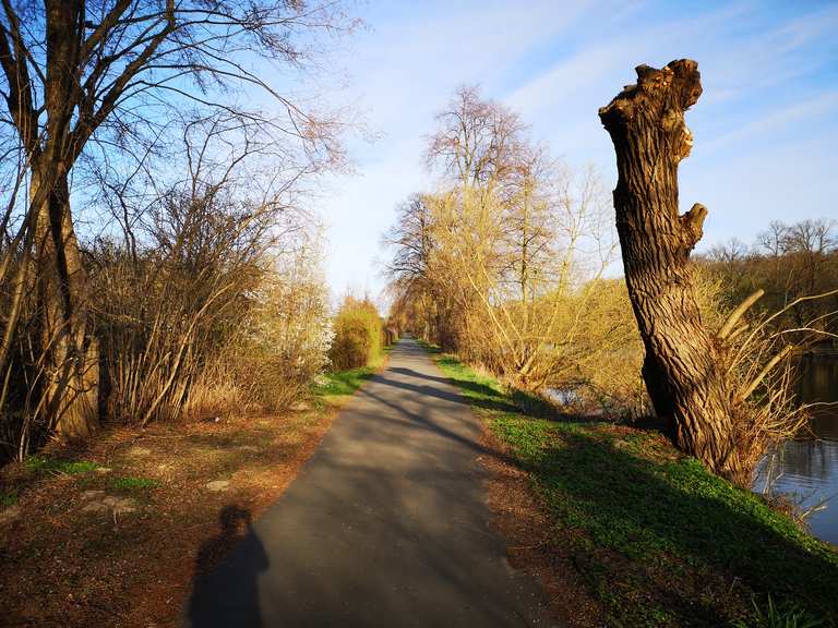 Radweg zwischen Mäckeritzbrücke und General-Ganeval-Brücke - Road Cycle ...