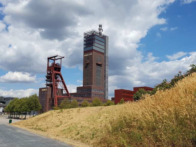 Rhein-Herne-Kanal - Nordsternturm Runde von Oberhausen ...