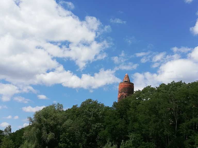 Der Rote Turm von Pouch : Radtouren und Radwege | komoot