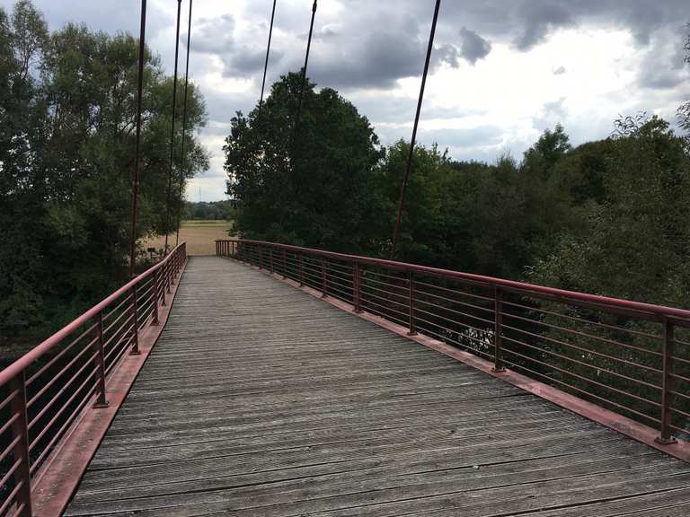 Brücke mit Aussichtsplattform - Mountain Bike Trails & Tracks | Komoot