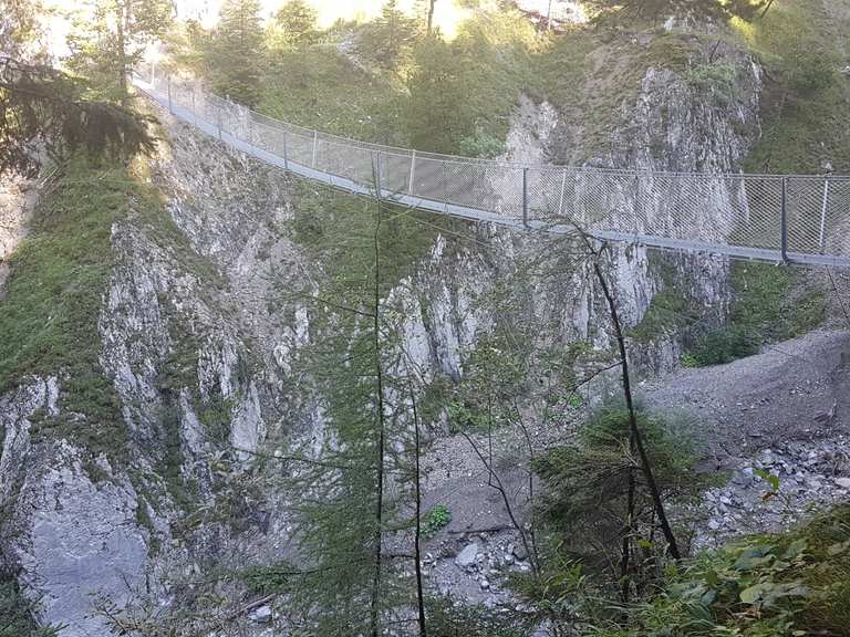 Hängebrücke Touren und Karten komoot