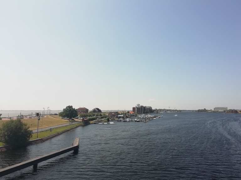 Strandpromenade Wilhelmshaven Südstrand Wanderungen und Rundwege komoot