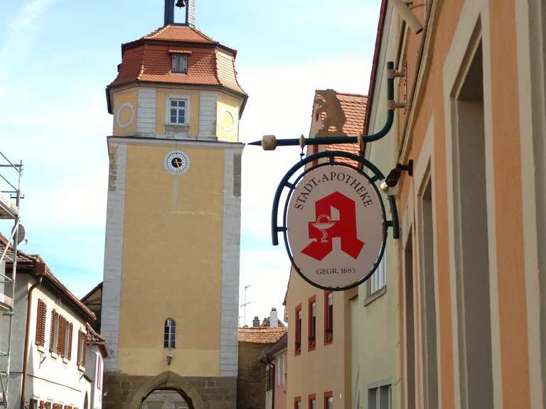 Brauschmiede Mainbernheim Feldkapelle Willanzheim Runde