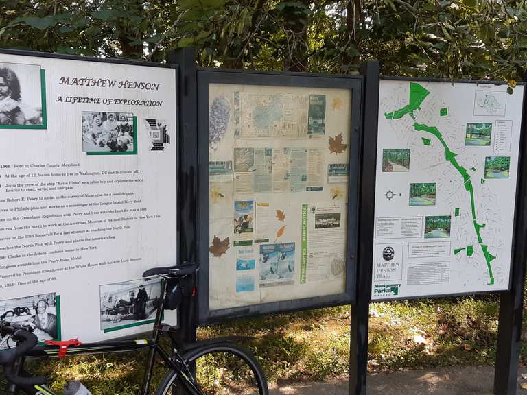 Matthew Henson Trail Cycle Routes and Map Komoot