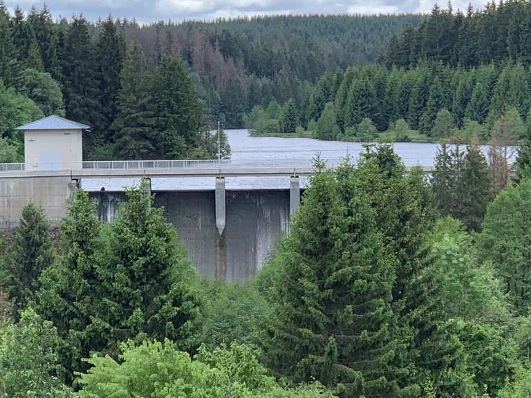 Rappbodetalsperre Hängebrücke Runde von Königshütte