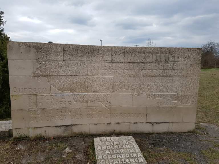 Erwin Rommel Denkmal: Wanderungen und Rundwege | komoot