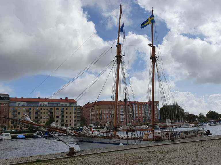 Dreimastbark Najaden Halmstad wandelroutes en hikes Komoot