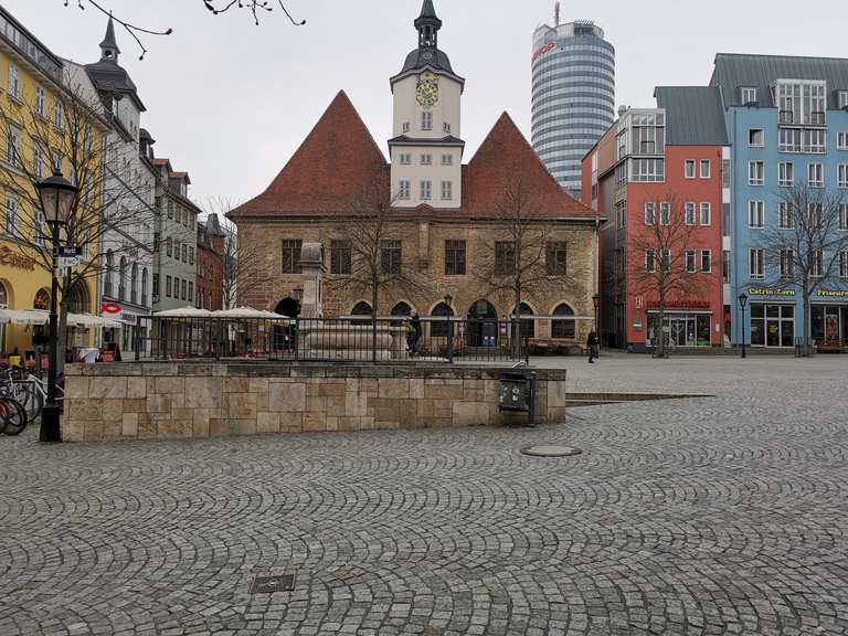Stadtkirche Jena Markt in Jena Runde von Nord Wanderung Komoot