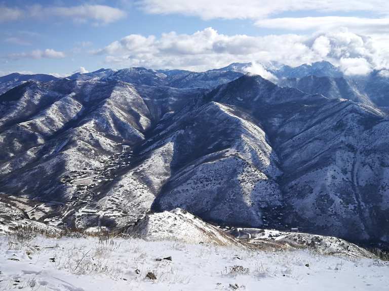 View of Salt Lake City from Mount Wire Routes for Walking and Hiking ...