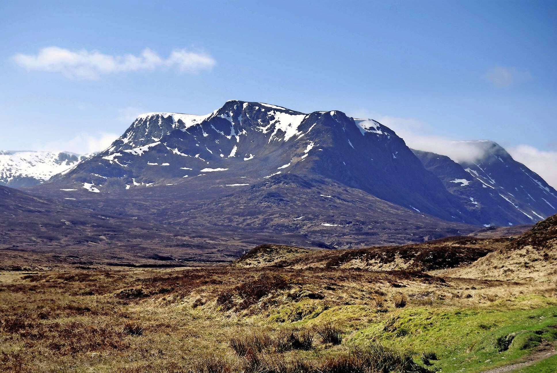 Ben Alder mountain in Scotland