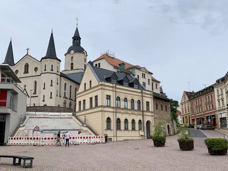Marktplatz Meerane Radtouren und Radwege komoot