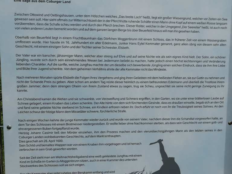 Der Seereiter Eine Sage Aus Dem Coburger Land Meeder Coburg Tips Photos For Mountain Bikers Komoot