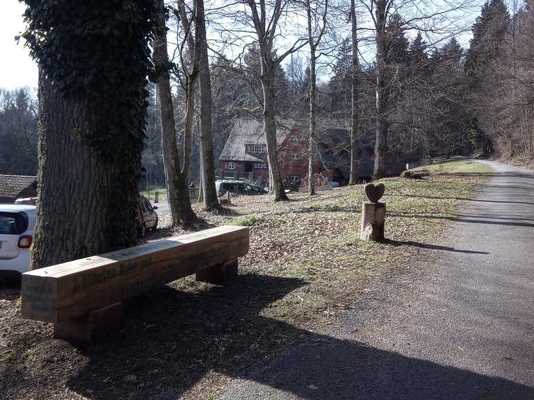 Forsthaus Michelbuch Rotes Bild Runde von Grein Wanderung Komoot