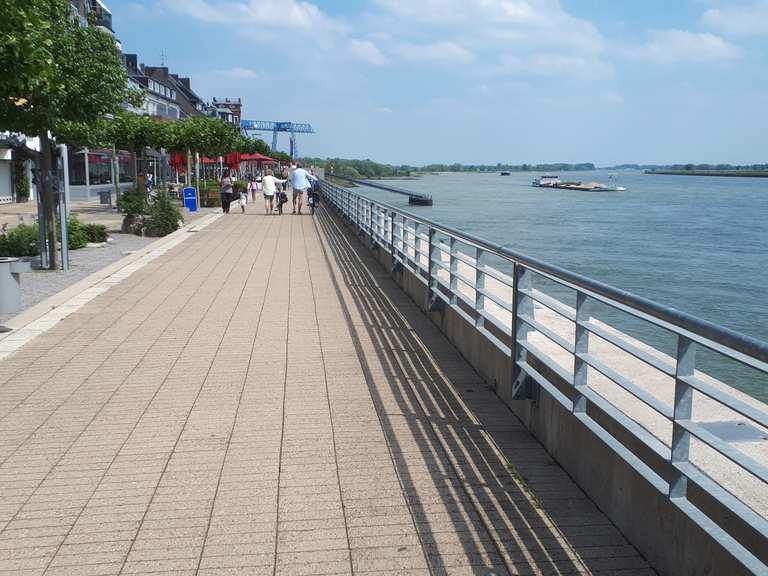 fahrrad von emmerich am rhein nach till