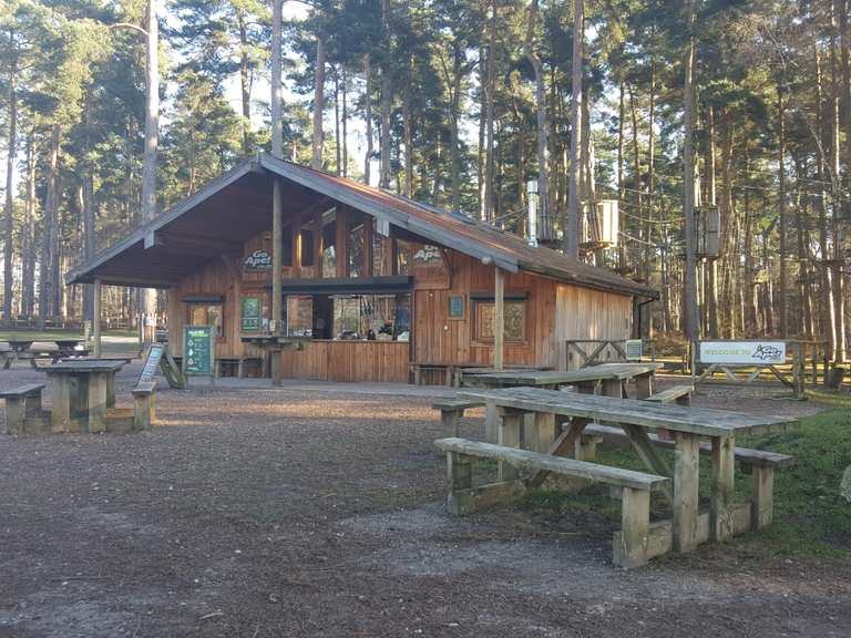 Cannock Chase Visitor Centre Stoneybrook Pool loop from Slitting Mill
