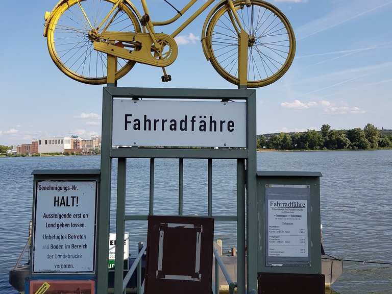 Fahrradfähre WallufBudenheim Walluf, Rheingau