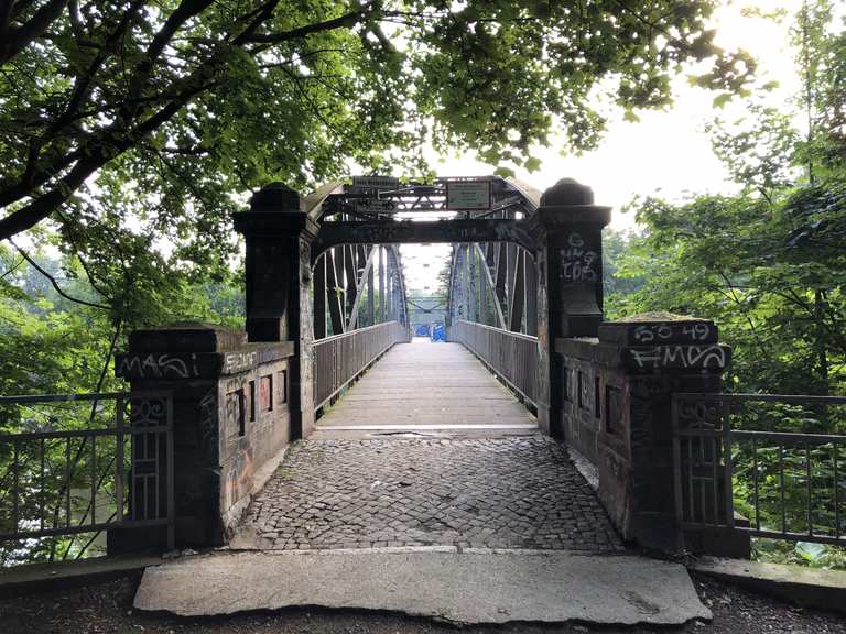 Leine Brücke Stichkanal Linden Runde von HannoverNordstadt