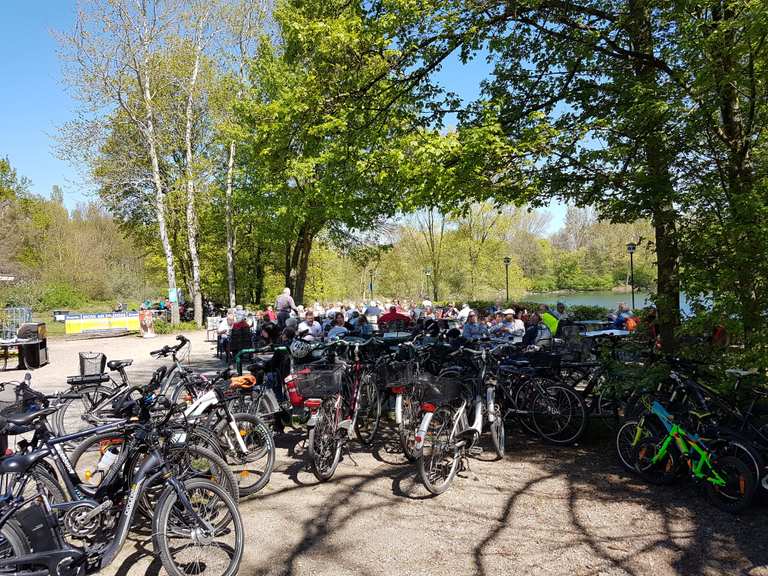 Biergarten am Erlensee Regierungsbezirk Darmstadt