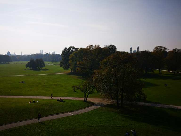 Englischer Garten, München Oberbayern, Bayern Lauf