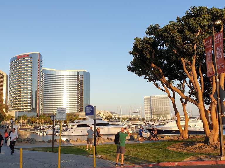 Seaport village Walking And Running Trail - San Diego, California