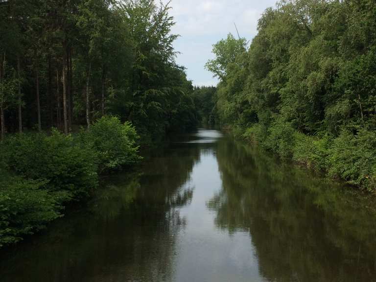 Schloss Lütetsburg Schattige Waldwege Runde von Hage