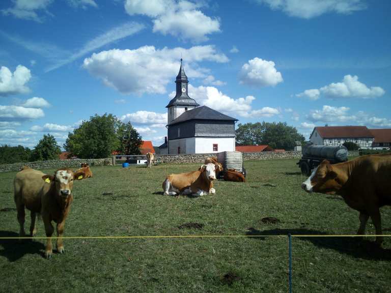 Mötzelbach Kirche Wanderungen und Rundwege komoot