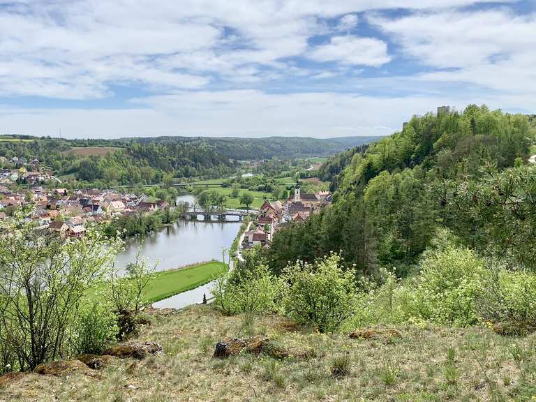 Blick auf die Naab Wanderungen und Rundwege komoot