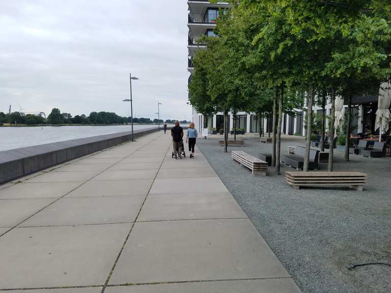 Übersee und Europahafenpromenade Bremen, Deutschland