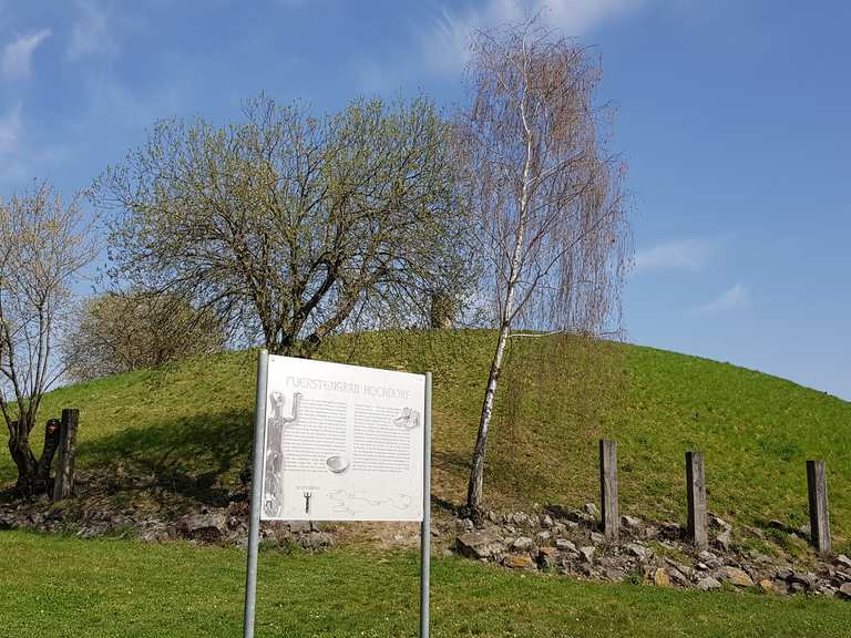 Grabhügel Keltenfürst Radtouren und Radwege komoot