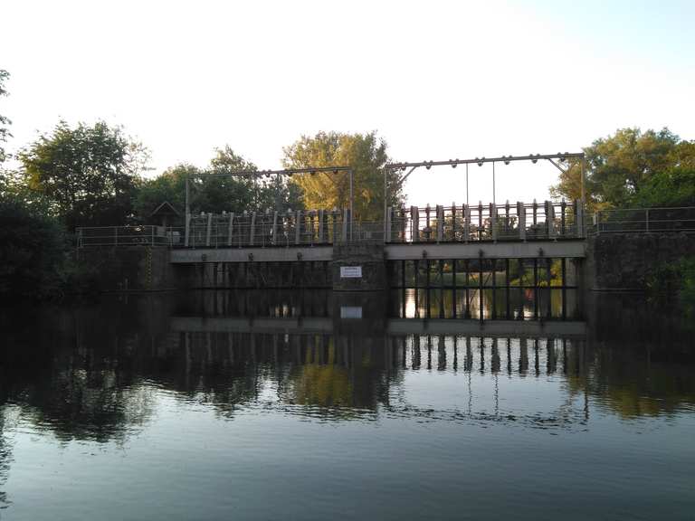 OkerWehranlage mit Fischbrücke Cycle Routes and Map Komoot