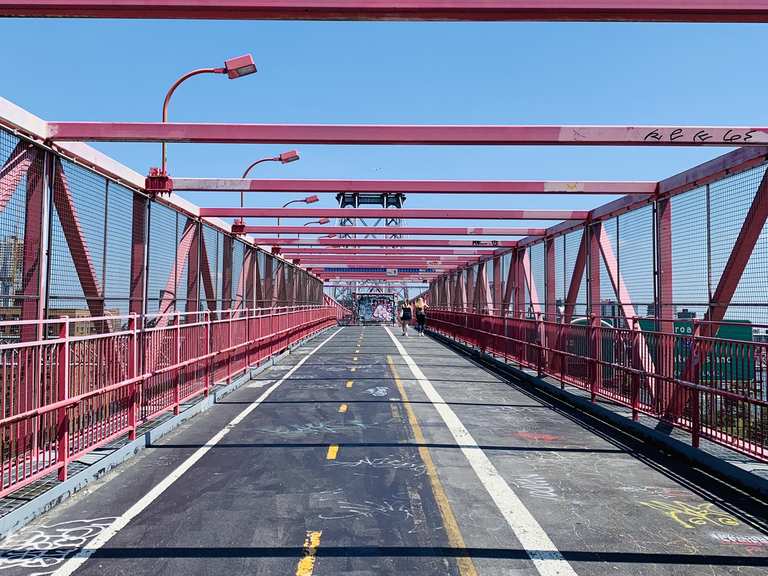 Williamsburg Bridge Cycle Routes and Map Komoot