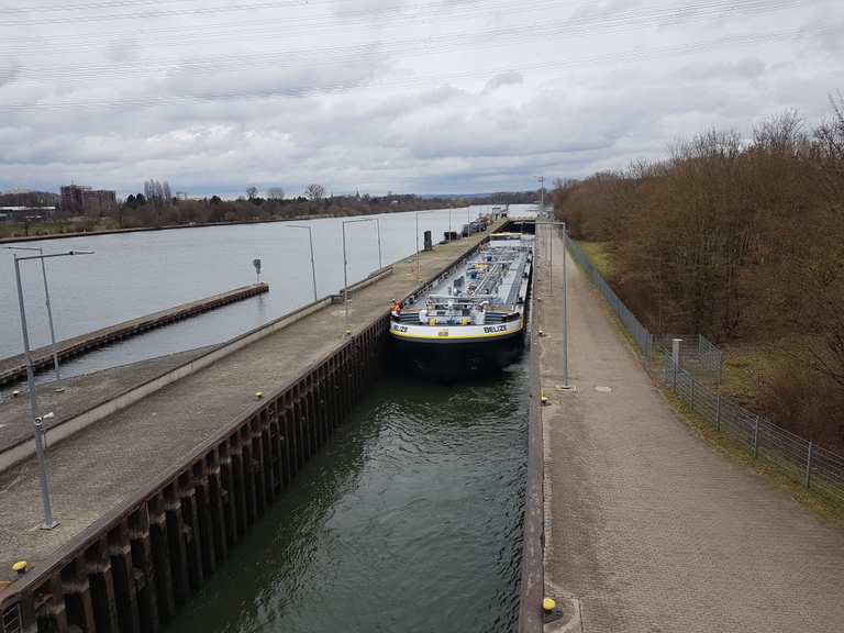 Staustufe und Schleuse Mühlheim Maintal, MainKinzig