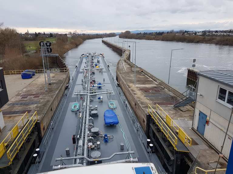 Staustufe und Schleuse Mühlheim Maintal, MainKinzig