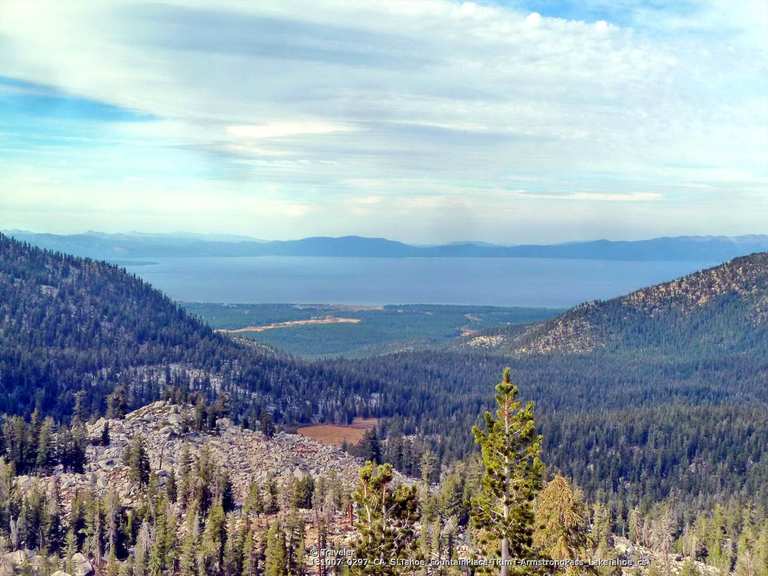 Lake Tahoe Overlook ⛰ Tahoe Rim trail, ArmstrongBigMeadow Mountain