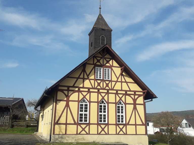 Evangelische Kirche Nordheim v.d.Rhön: Wanderungen und Rundwege | komoot