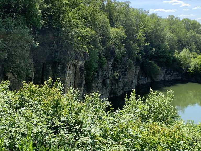 Ehemaliger Steinbruch Weiler zum Stein MountainbikeTouren und Trails komoot