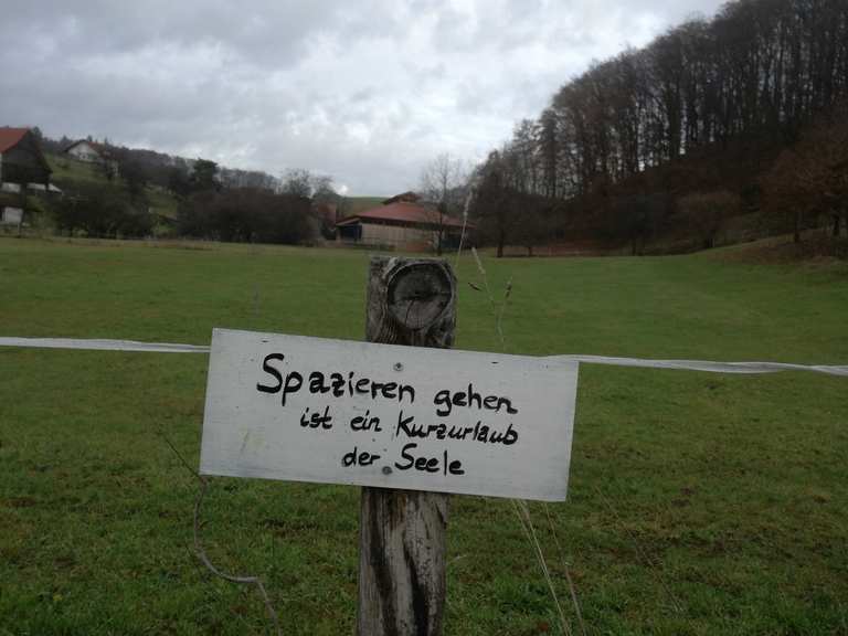 SchöneSprücheWeg Mörlenbach, Bergstraße Wanderweg Komoot