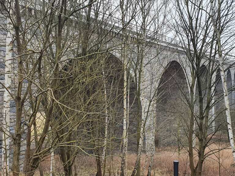 Saalebrücke Rudolphstein „Brücke der Deutschen Einheit” Wanderungen