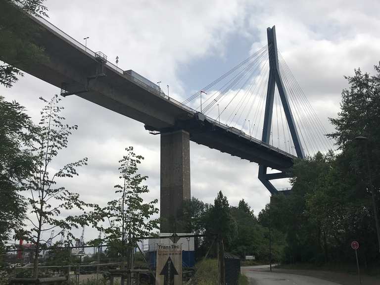 darf man mit dem fahrrad über die köhlbrandbrücke