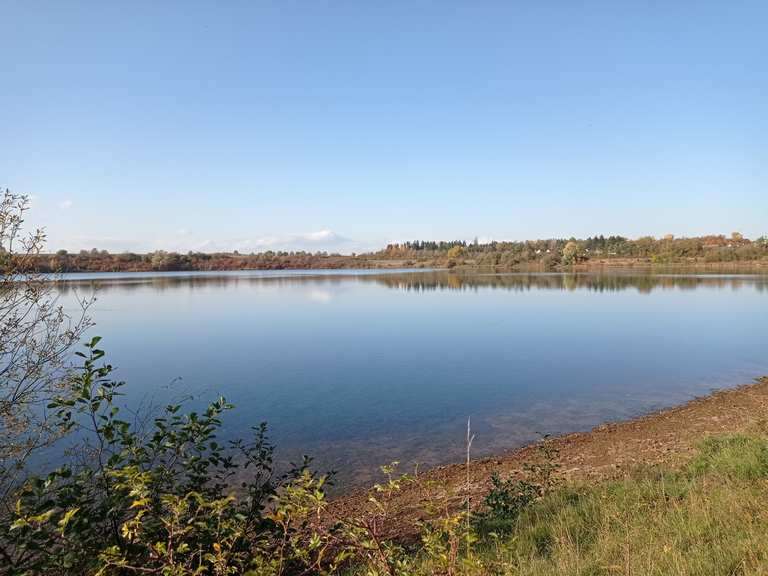 Oberer Knappensee Hungen, Gießen Wanderweg Komoot