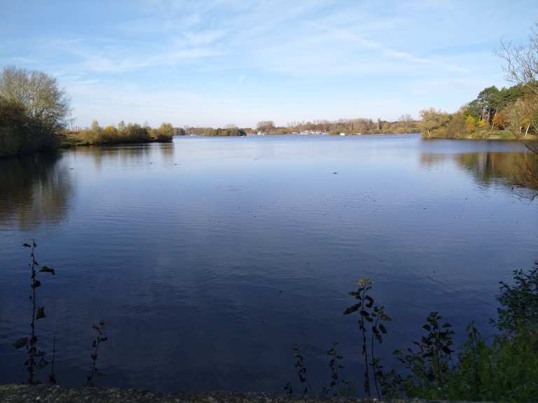 Lippesee Schöner Blick auf den Lippesee Runde von Sande Wanderung