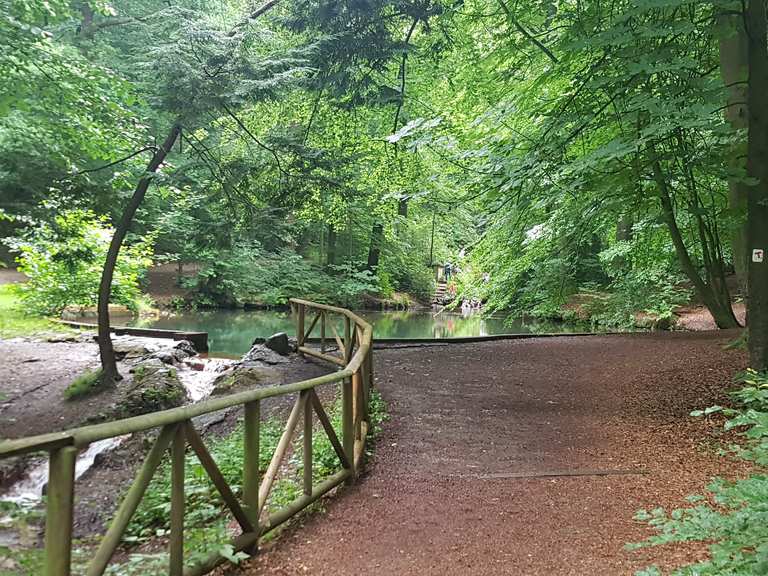 Parkanlage HolsteTeich Wanderungen und Rundwege komoot