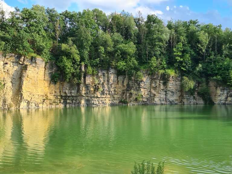 Ehemaliger Steinbruch Weiler zum Stein MountainbikeTouren und Trails komoot