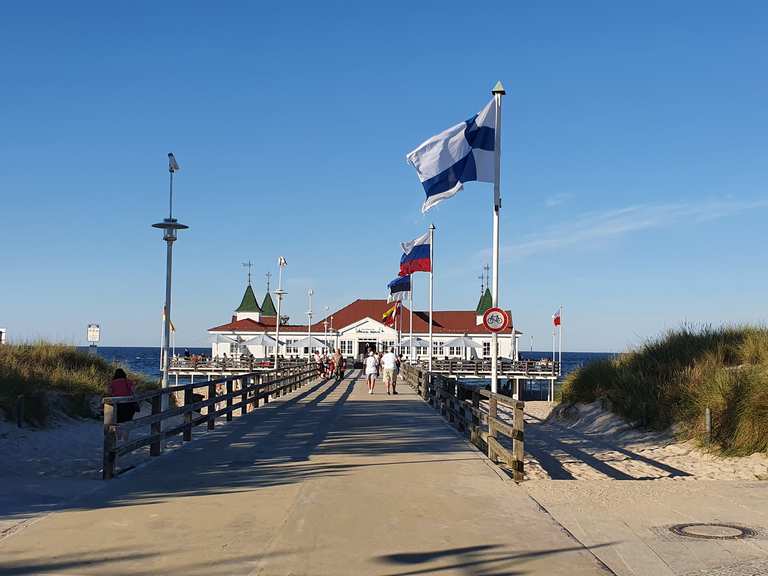 Seebrücke Ahlbeck Heringsdorf Runde von Korswandt