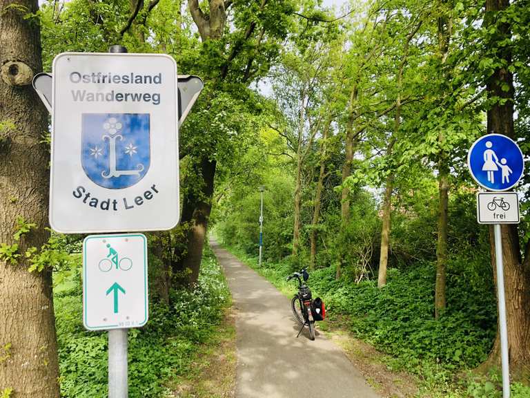 Leer Ostfriesland Wanderweg Auch Fur Radfahrer Ostfriesland Niedersachsen Radtouren Abschnitt Komoot