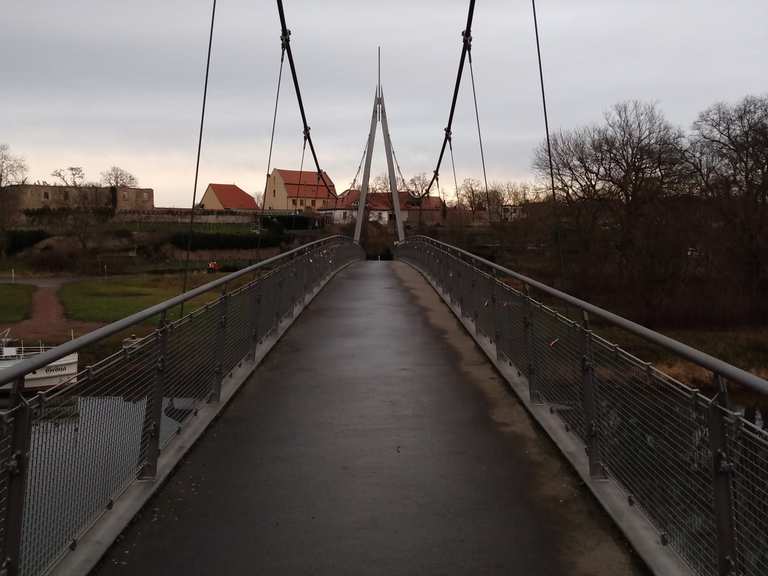 Grönaer Saalebrücke Wanderungen und Rundwege komoot