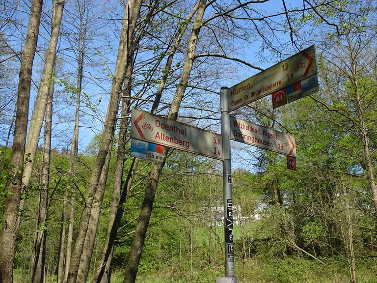 Dhünntal und Linnefetal mit Seitentälern Cycle Routes and Map Komoot