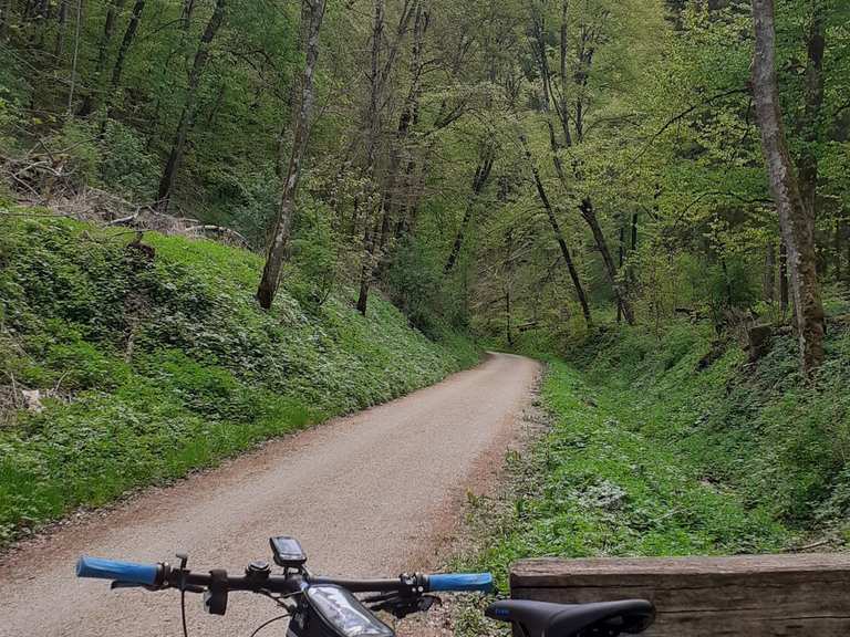 Trailfinger Schlucht Münsingen, Reutlingen Radtouren