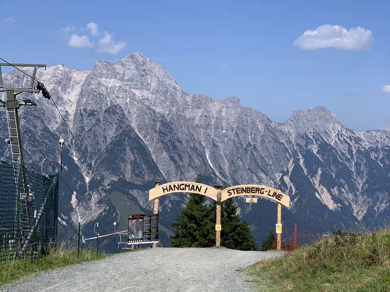 Hangman 2 Blue Line Bikepark Leogang Austria 🇦🇹 full run POV RAW 